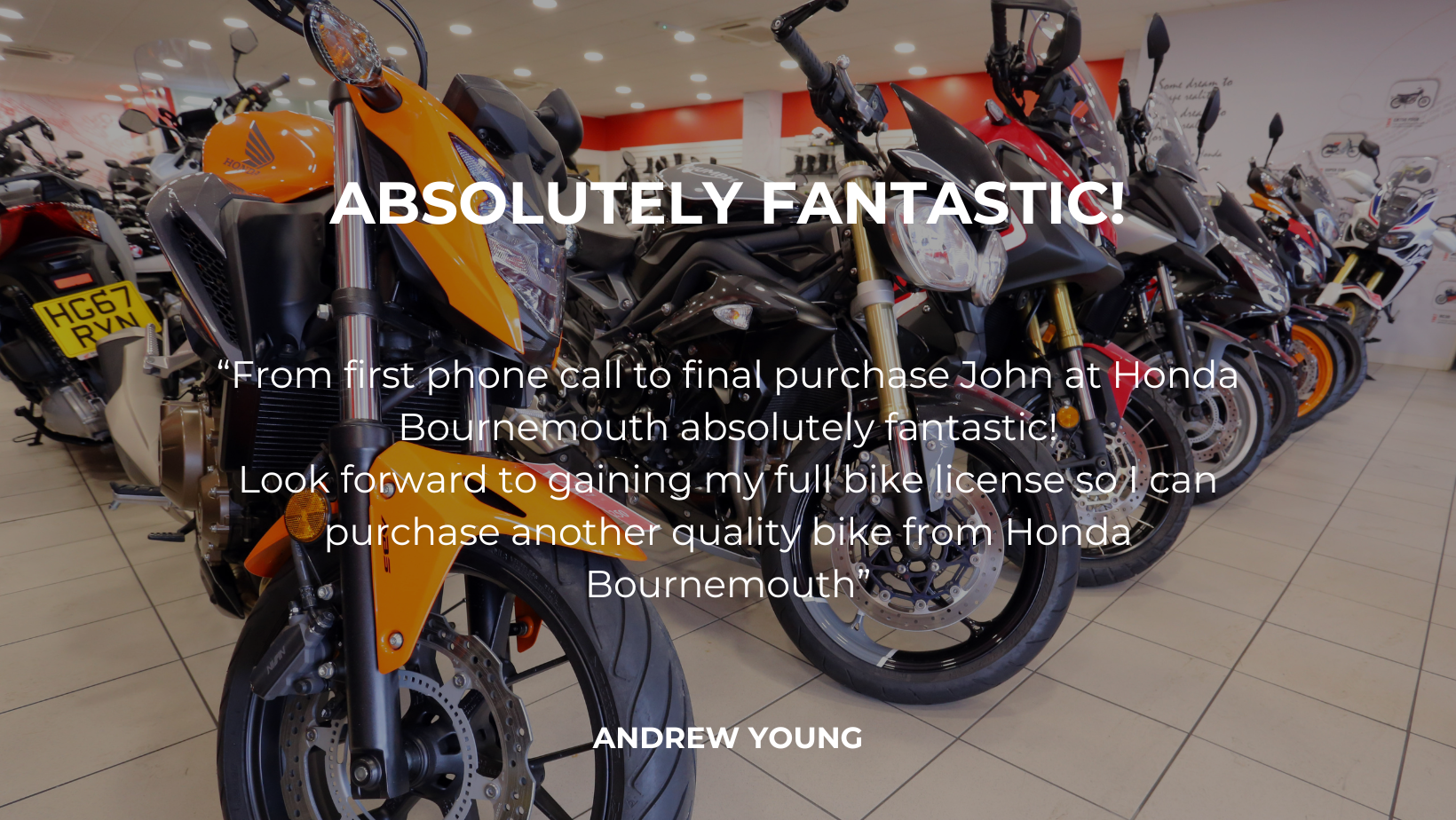Honda of Bournemouth, New Bikes, Buy Bikes, Honda Bikes, Honda Parts, Clothing and Accessories