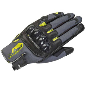Ixon RS RISE AIR Grey/Black/Bright Yellow Gloves