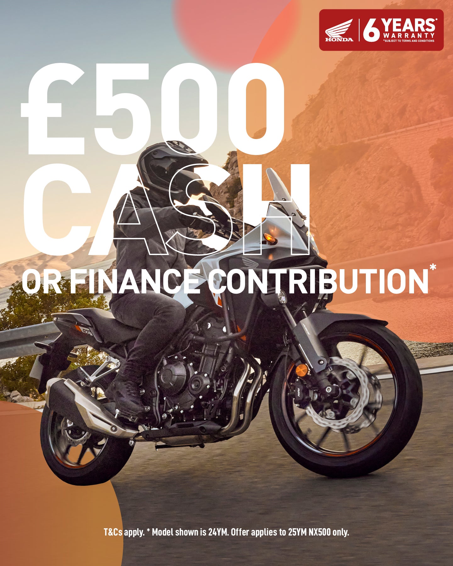 Honda NX500, Offers on Motorcycles, Honda of Bournemouth, Winter Honda Offers