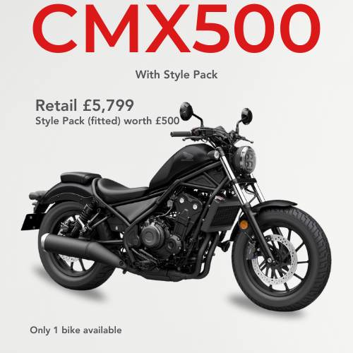 Honda Offers | CMX500 with Style Pack Fitted | Honda of Bournemouth