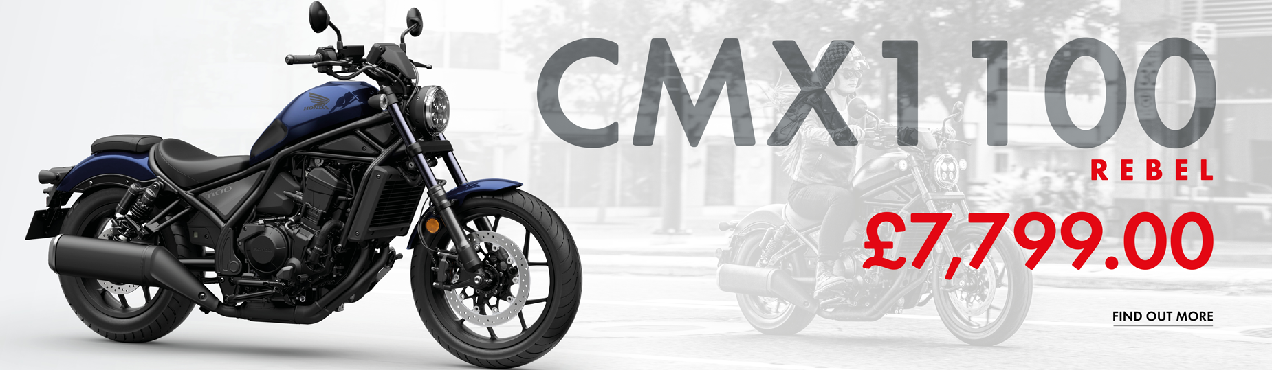 Honda Motorcycles | Honda Motorcycle Dealer Bournemouth Dorset | CMX1100 Rebel