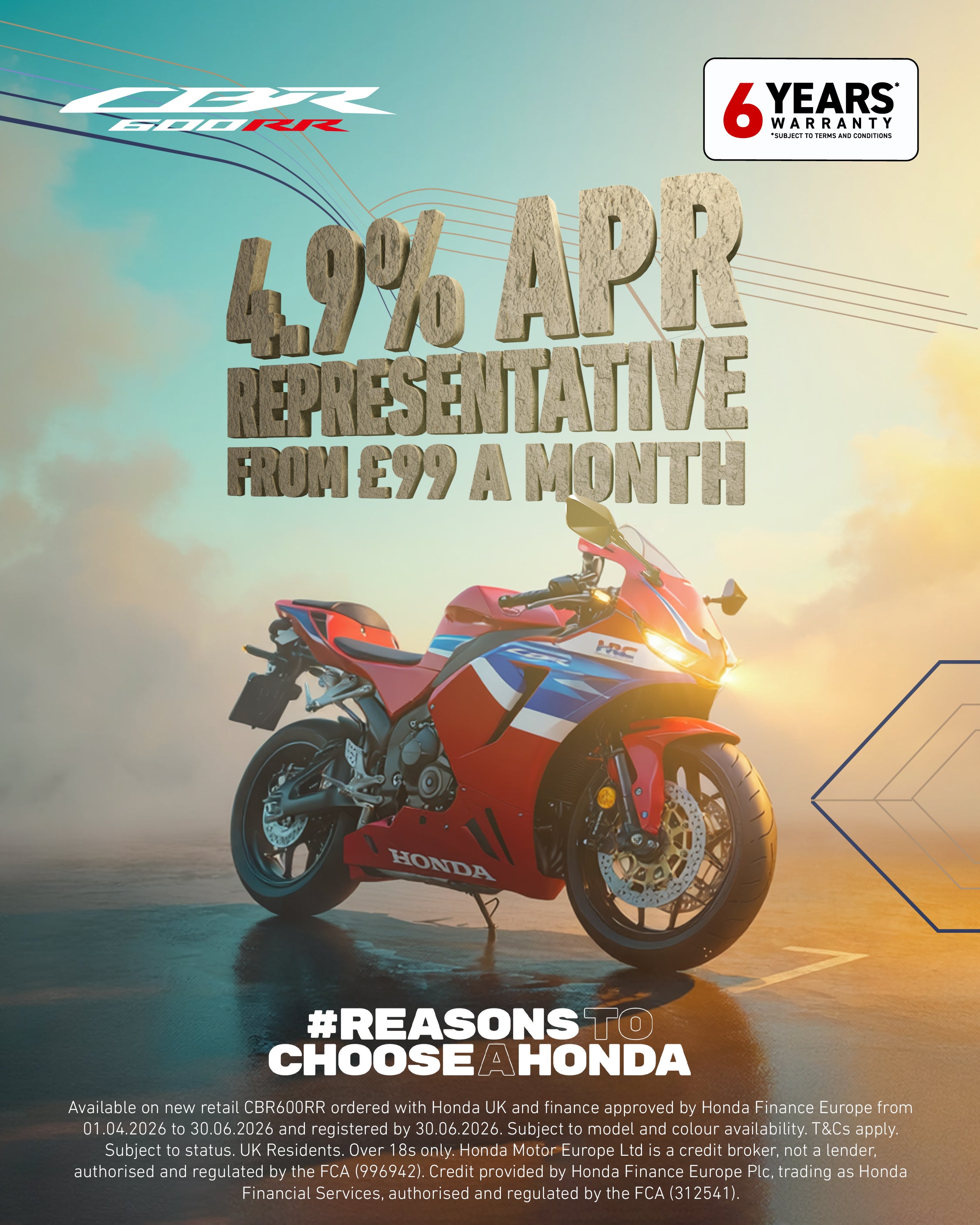 Cash Contribution Towards New CBR600RR | Honda Of Bournemouth
