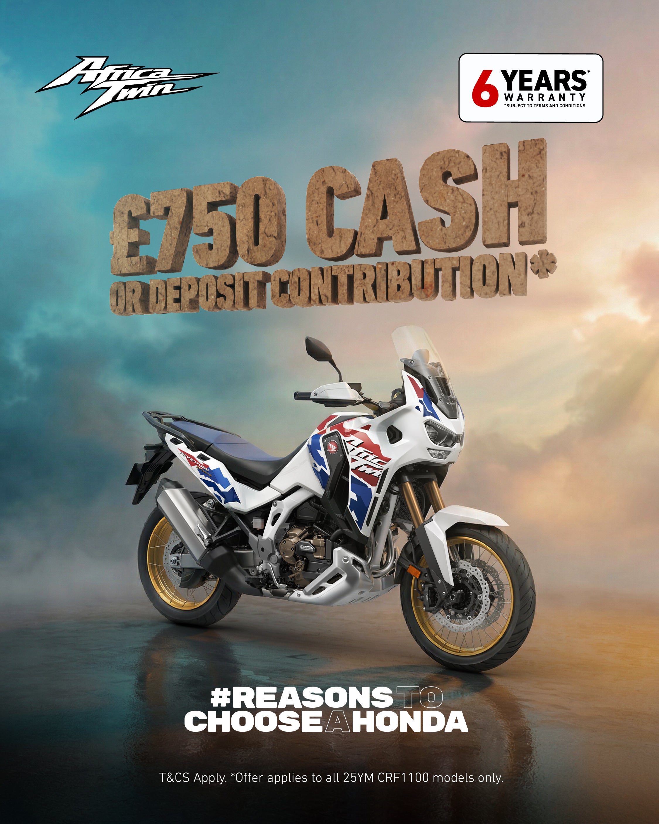 Cash Contribution To New CRF1100 | Honda Of Bournemouth