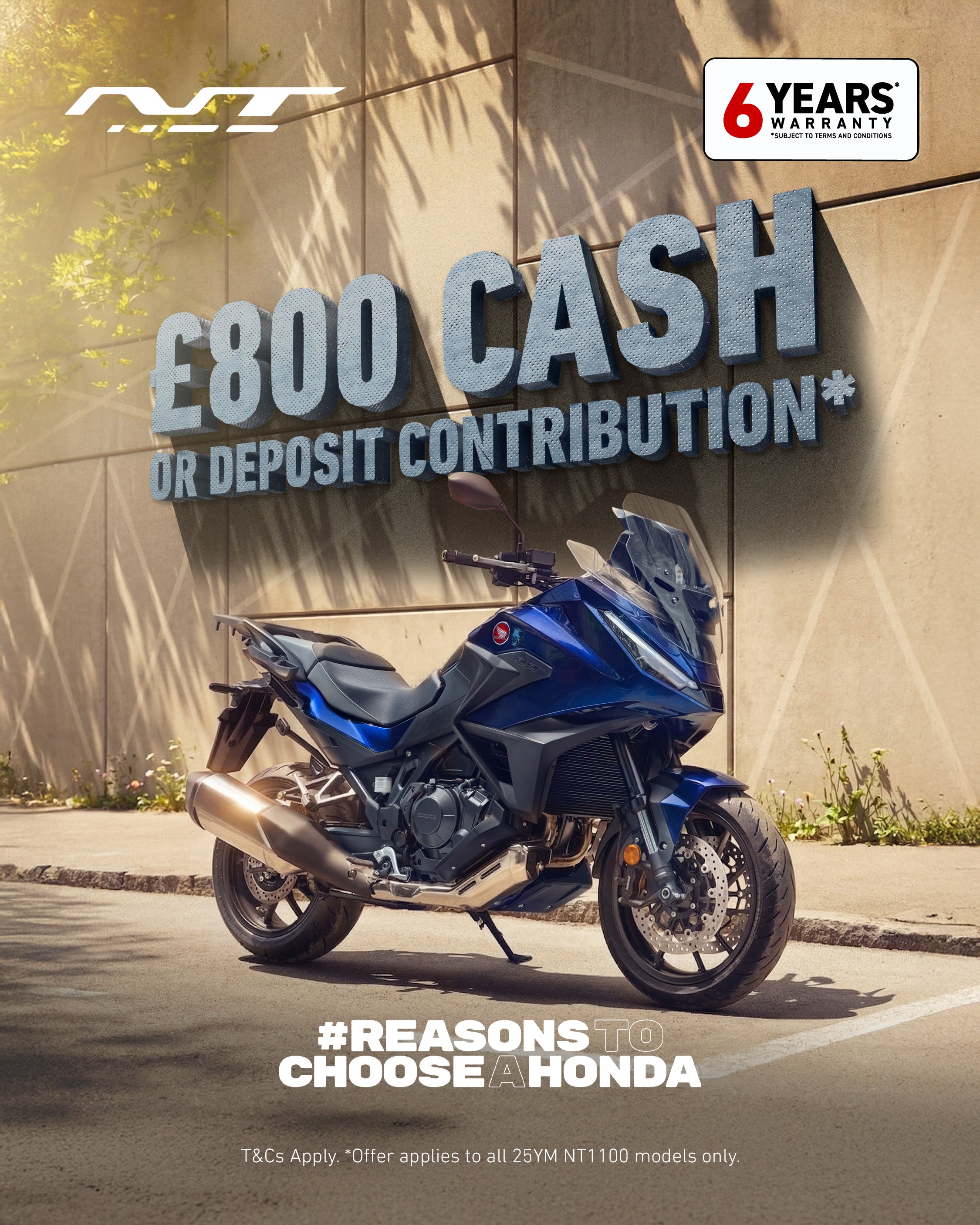 Cash Contribution Towards New NT1100 | Honda Of Bournemouth