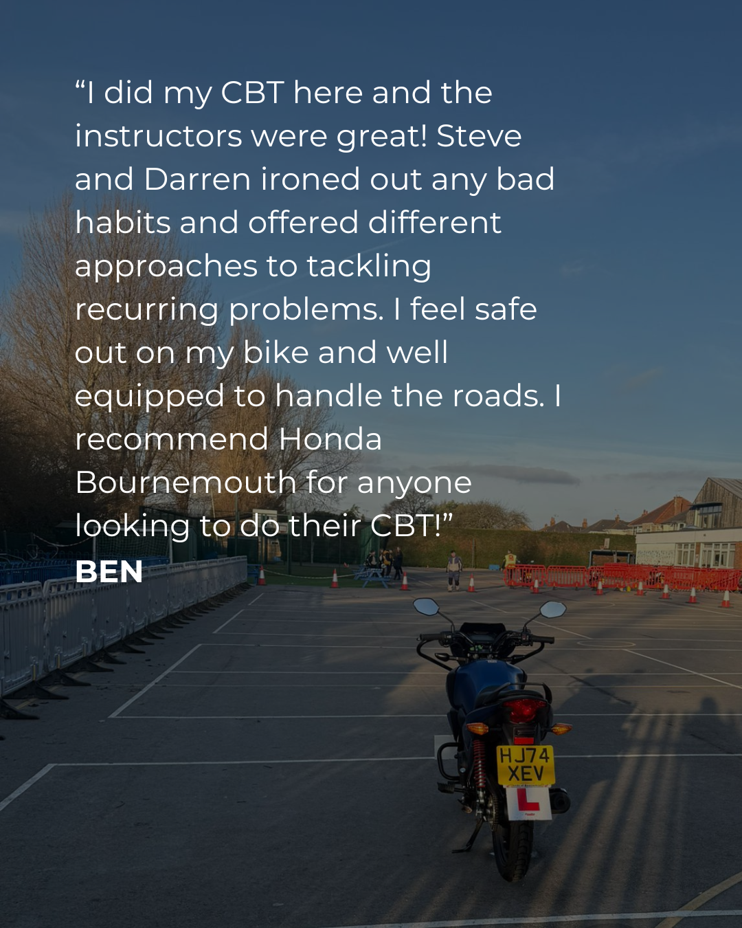 Motorcycle Training in Dorset | Customer Reviews and Success Stories