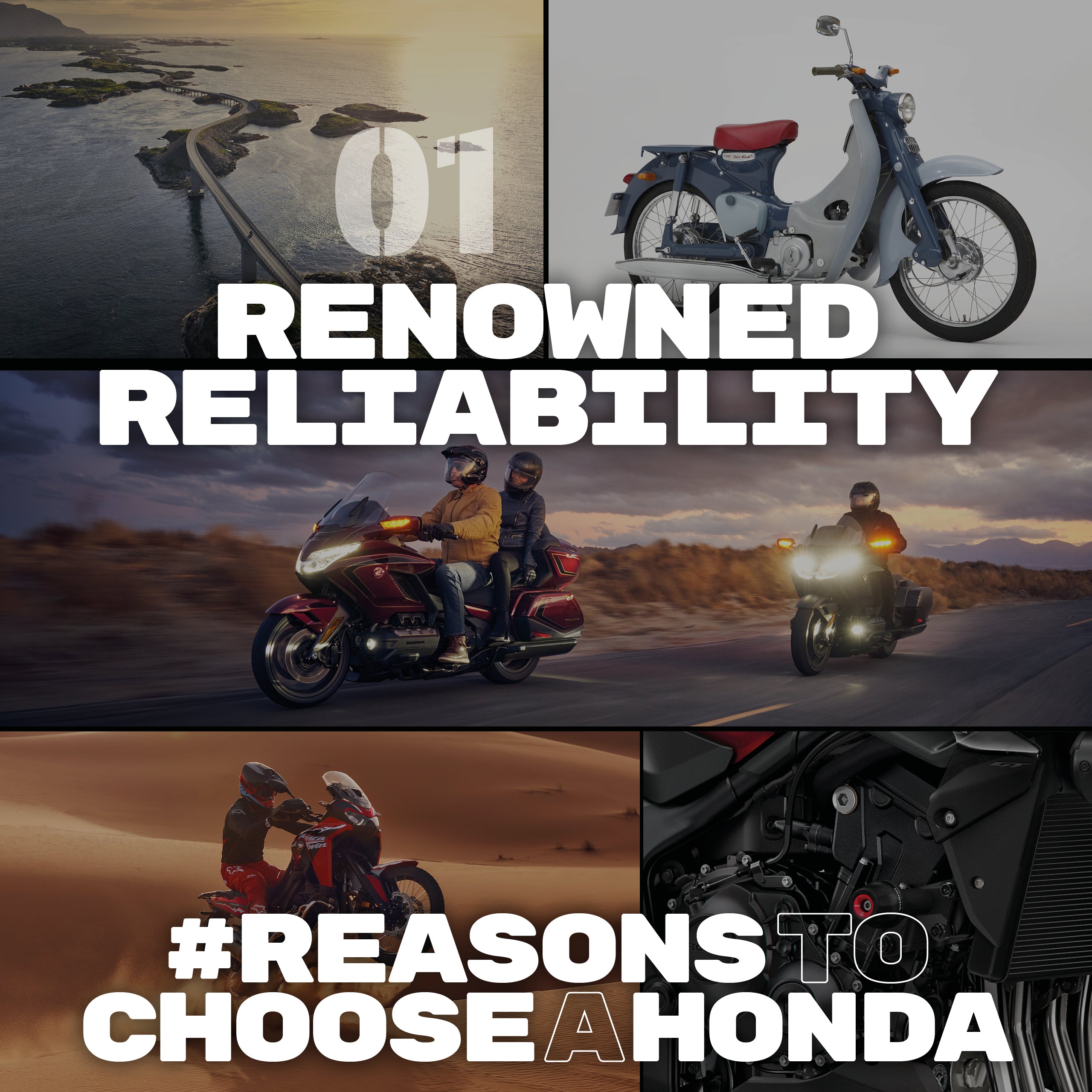 Reasons To Choose A Honda Motorcycle | Honda Of Bournemouth