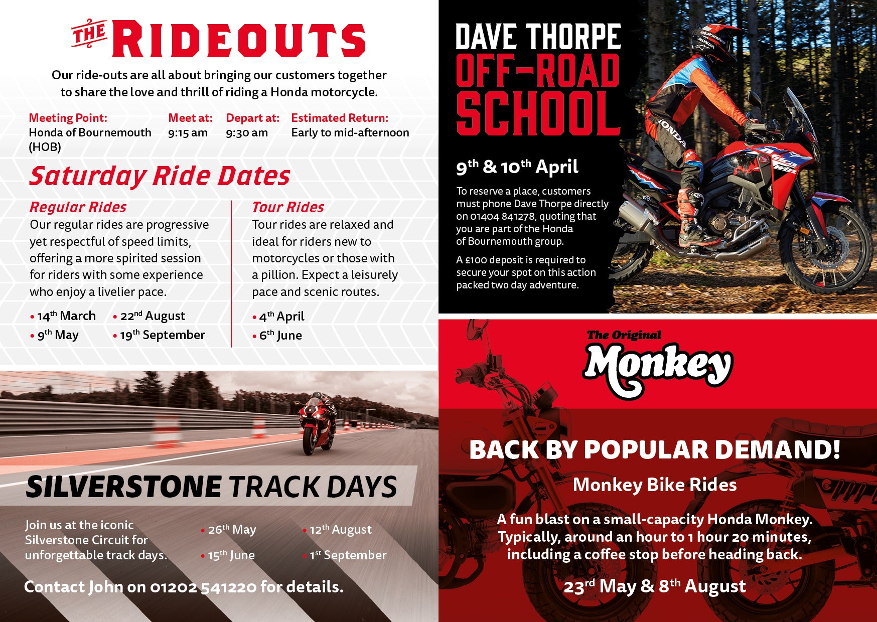 Biker Events and Community Ride Outs in Bournemouth | Honda of Bournemouth