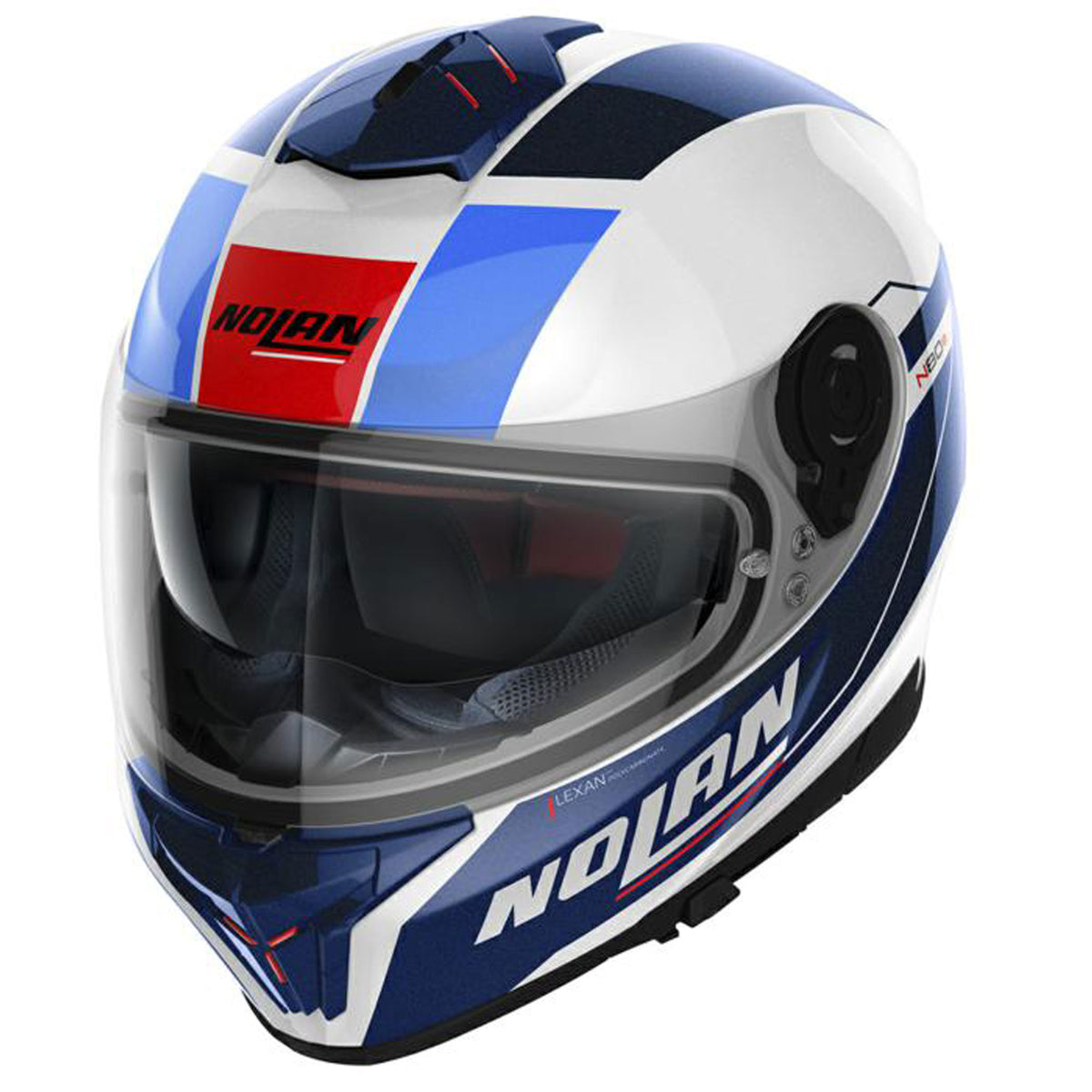 Nolan N80-8 Mandrake White/Blue/Red