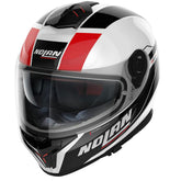 Nolan N80-8 White/Black/Red